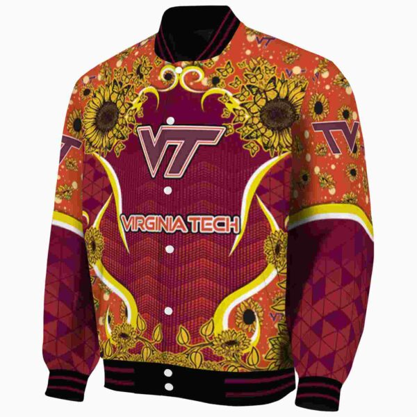 virginia tech hokies sunflower bloom maroon yellow jacket best selling