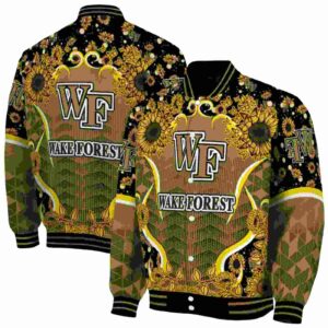 wake forest demon deacons sunflower bloom gold yellow jacket fashion forward