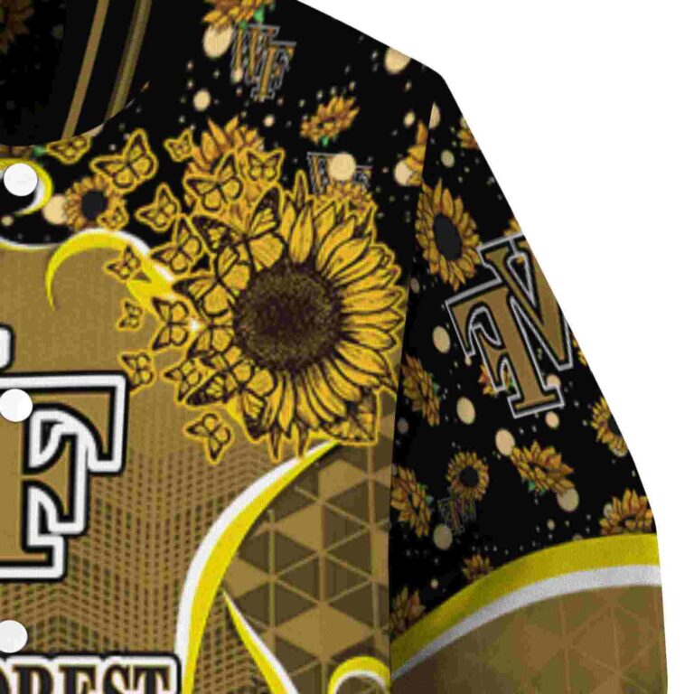 wake forest demon deacons sunflower bloom gold yellow jacket premium grade