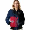 washington capitals hexagonal pattern blue black jacket latest model