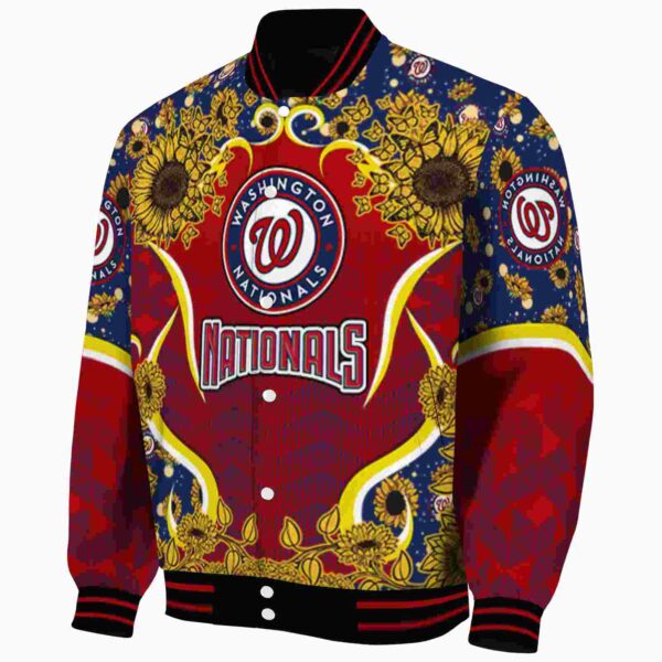 washington nationals sunflower bloom red yellow jacket best selling