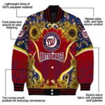 washington nationals sunflower bloom red yellow jacket best selling