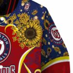 washington nationals sunflower bloom red yellow jacket best selling