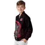 washington state cougars hexagonal pattern crimson black jacket best selling