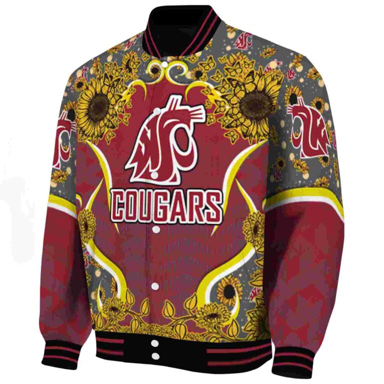 washington state cougars sunflower bloom crimson yellow jacket best selling