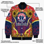washington wizards sunflower bloom blue yellow jacket best selling