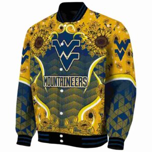 west virginia mountaineers sunflower bloom blue yellow jacket best selling