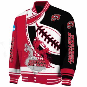 western kentucky hilltoppers baseball stitching black white jacket best selling