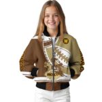 western michigan broncos baseball stitching gold white jacket best selling