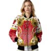 wisconsin badgers sunflower bloom red yellow jacket latest model
