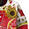 wisconsin badgers sunflower bloom red yellow jacket premium grade