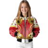wisconsin badgers sunflower bloom red yellow jacket top rated