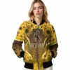 wyoming cowboys sunflower bloom brown yellow jacket latest model