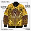 wyoming cowboys sunflower bloom brown yellow jacket new arrival