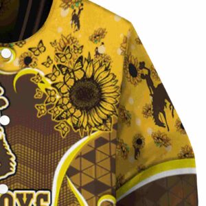 wyoming cowboys sunflower bloom brown yellow jacket premium grade