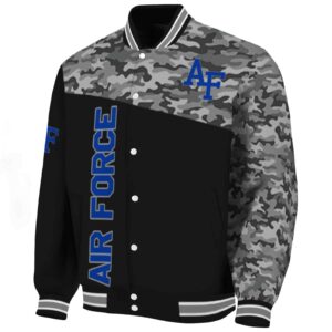 air force falcons camo patchwork black jacket best selling jacketwow