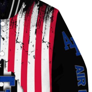 air force falcons patriotic theme black jacket premium grade jacketwow