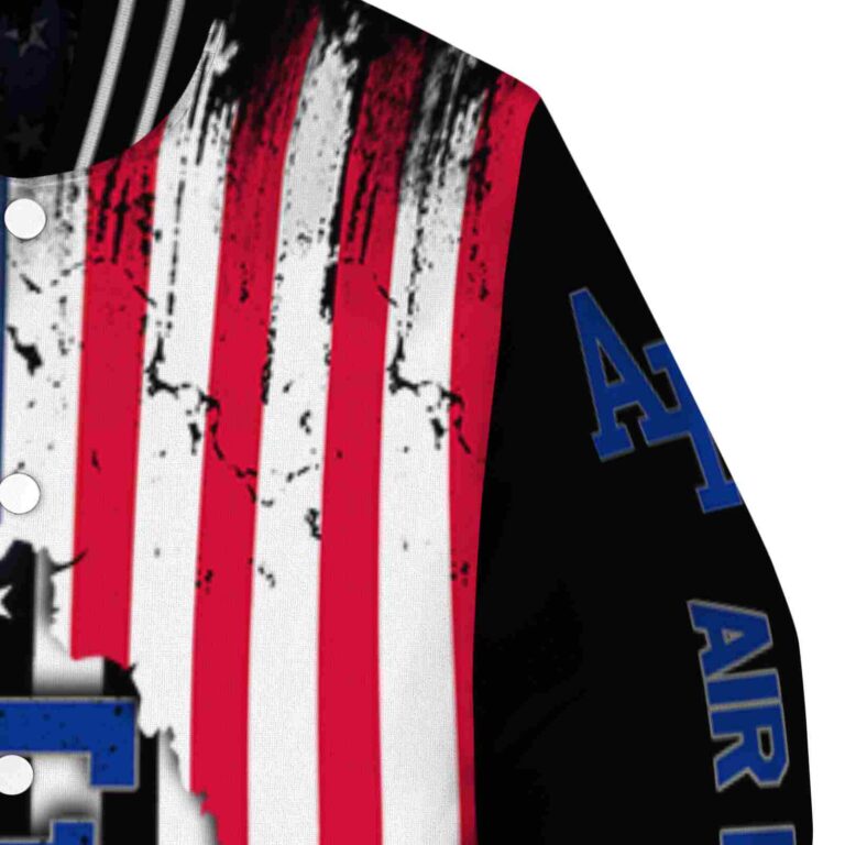 air force falcons patriotic theme black jacket premium grade jacketwow