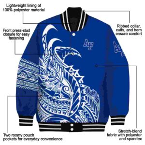 air force falcons tribal art blue white black jacket new arrival jacketwow