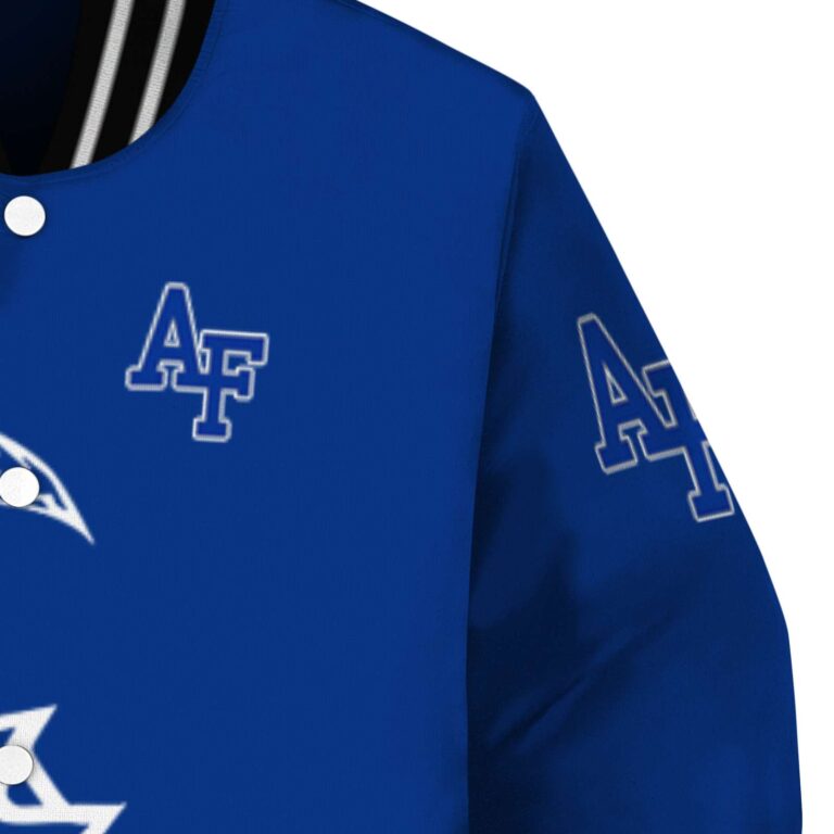 air force falcons tribal art blue white black jacket premium grade jacketwow