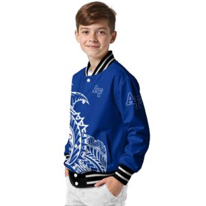 air force falcons tribal art blue white black jacket trendy jacketwow