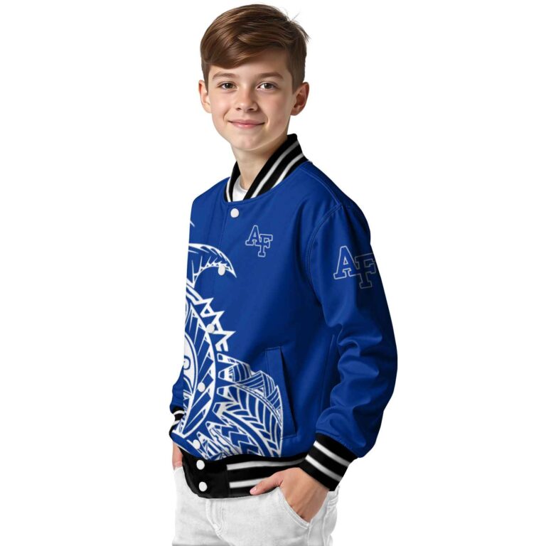 air force falcons tribal art blue white black jacket trendy jacketwow