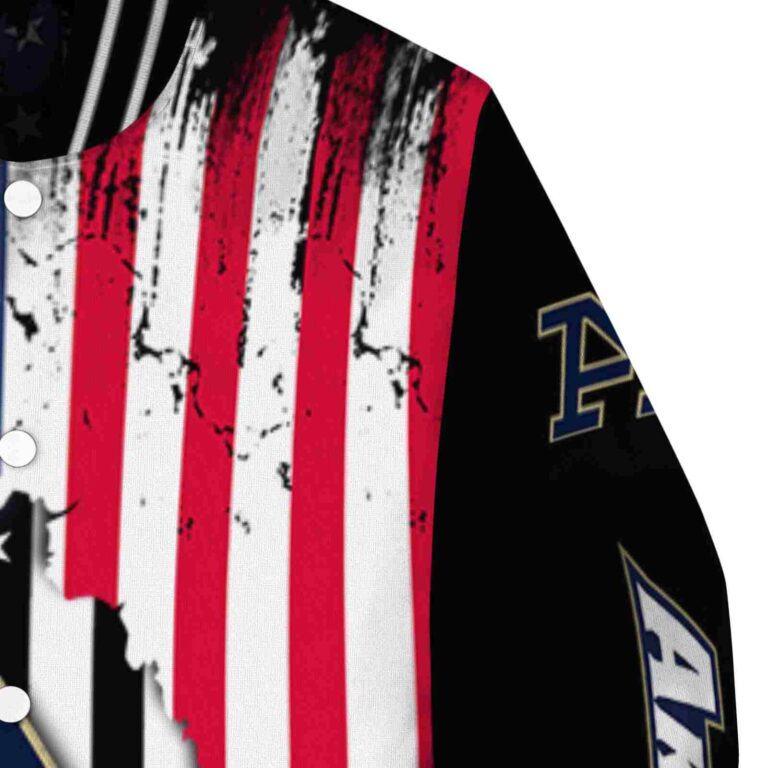akron zips patriotic theme black jacket premium grade jacketwow
