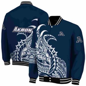 akron zips tribal art blue white black jacket fashion forward jacketwow