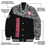 alabama crimson tide camo patchwork black jacket best selling jacketwow