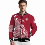 alabama crimson tide tribal art crimson white black jacket best selling jacketwow