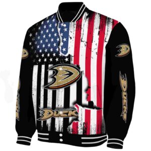 anaheim ducks patriotic theme black jacket best selling jacketwow