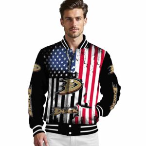 anaheim ducks patriotic theme black jacket high quality jacketwow