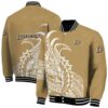 anaheim ducks tribal art gold white black jacket fashion forward jacketwow
