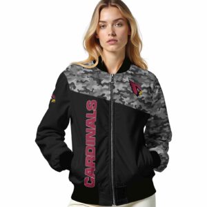 arizona cardinals camo patchwork black jacket latest model jacketwow