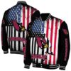 arizona cardinals patriotic theme black jacket fashion forward jacketwow