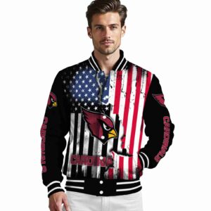 arizona cardinals patriotic theme black jacket high quality jacketwow