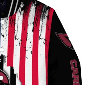 arizona cardinals patriotic theme black jacket premium grade jacketwow