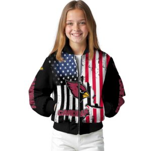 arizona cardinals patriotic theme black jacket top rated jacketwow