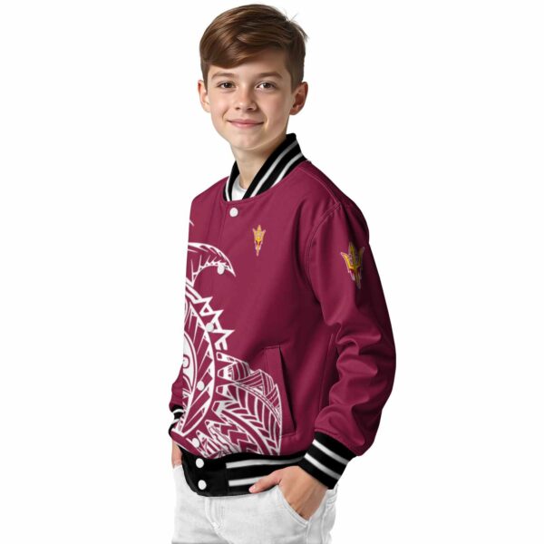 arizona state sun devils tribal art maroon white black jacket trendy jacketwow