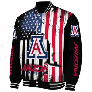 arizona wildcats patriotic theme black jacket best selling jacketwow