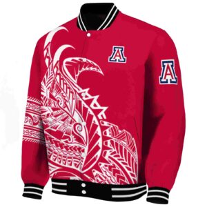 arizona wildcats tribal art red white black jacket best selling jacketwow