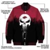 arkansas razorbacks punisher skull red black white jacket new arrival jacketwow