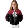arkansas razorbacks punisher skull red black white jacket top rated jacketwow