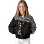army black knights camo patchwork black jacket best selling jacketwow
