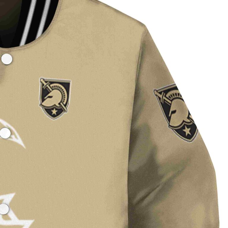 army black knights tribal art gold white black jacket premium grade jacketwow