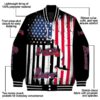 atlanta braves patriotic theme black jacket new arrival jacketwow