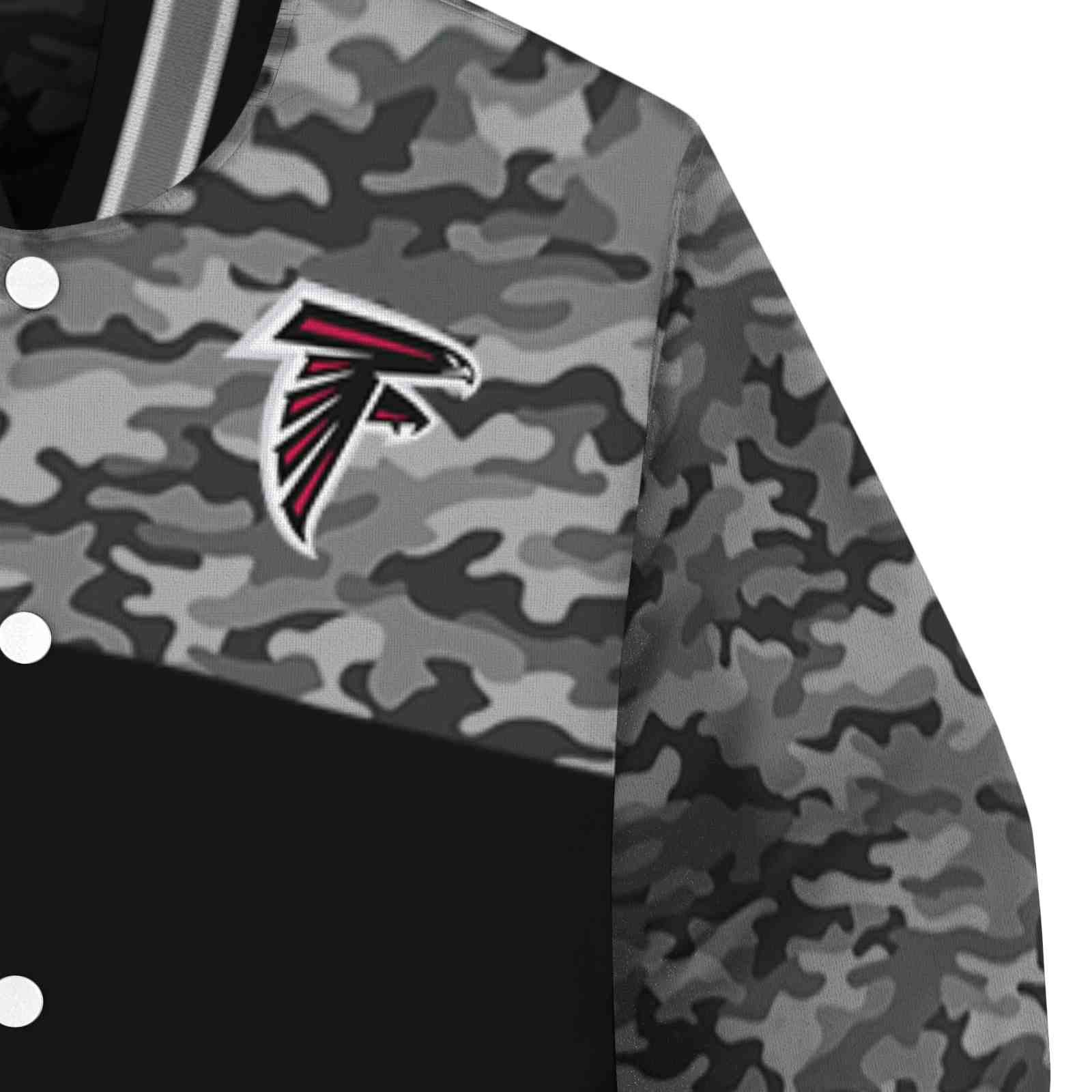 atlanta falcons camo patchwork black jacket premium grade jacketwow atlanta falcons camo patchwork black jacket premium grade jacketwow