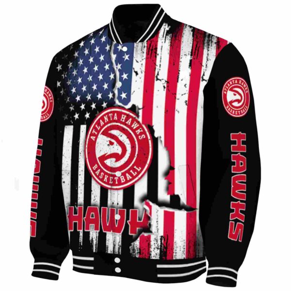 atlanta hawks patriotic theme black jacket best selling jacketwow