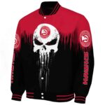atlanta hawks punisher skull red black white jacket best selling jacketwow