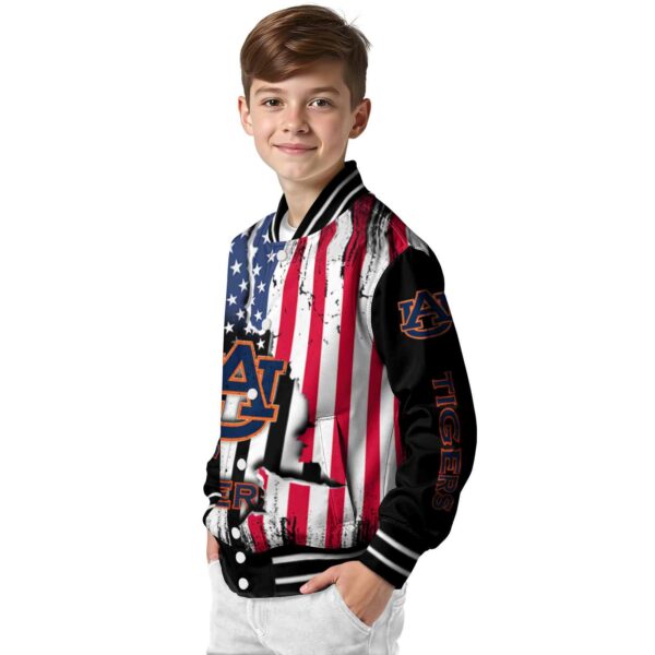 auburn tigers patriotic theme black jacket trendy jacketwow
